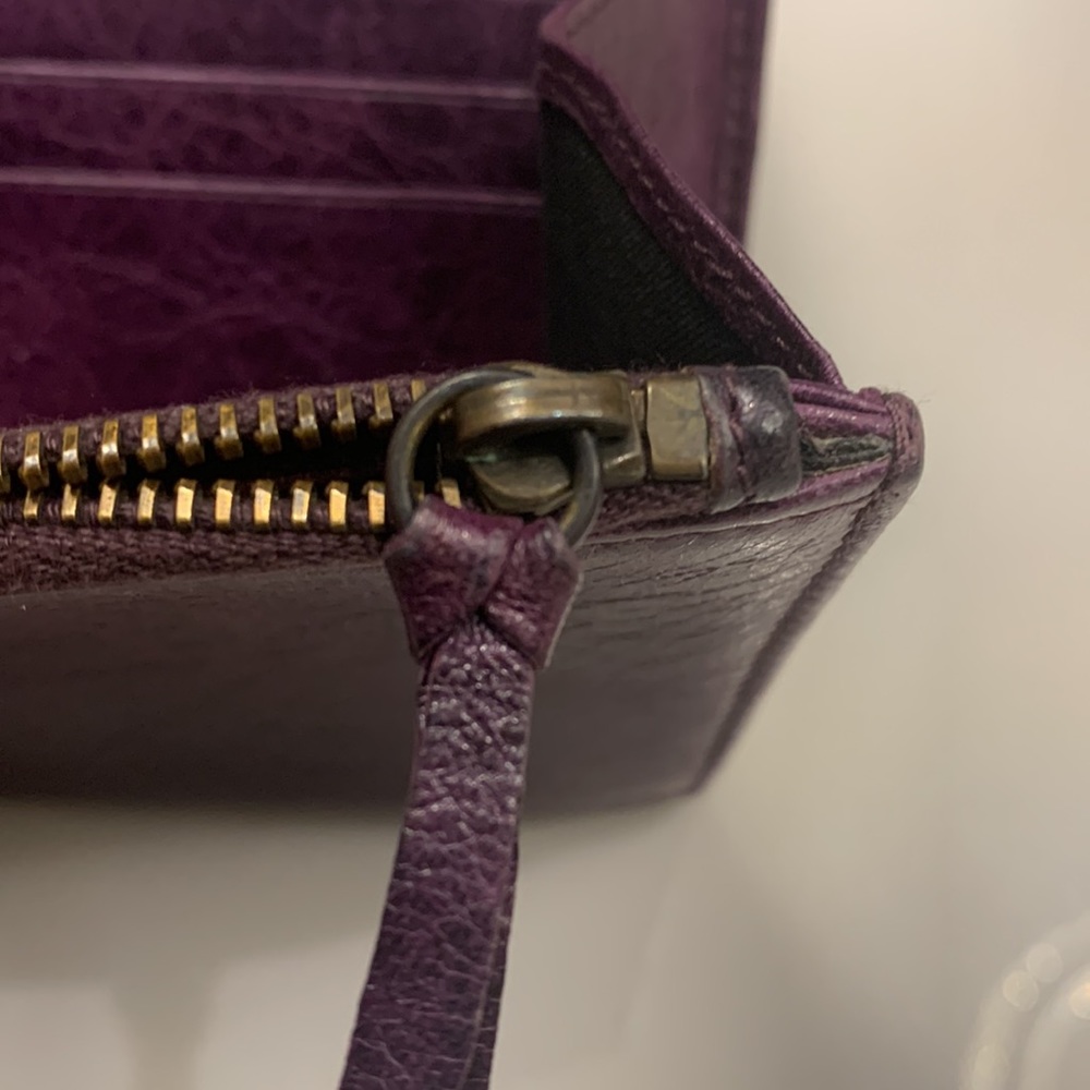 Balenciaga purple city wallet - Picture 11 of 15
